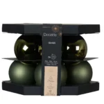 Beauty Home ΓΥΑΛΙΝΕΣ ΜΠΑΛΕΣ ΛΑΔΙ 8 CM ΣΕΤ 8 ΤΜΧ - Image 2