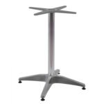 ΒΑΣΗ ΑΛΟΥΜΙΝΙΟΥ 4ΝΥΧΗ 66Χ66X69Υεκ. ΜΕ ΣΤΑΥΡΟ 45Χ45εκ. HM448.01 ΧΡΩΜΙΟΥ