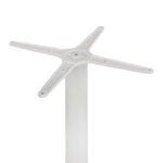 ΒΑΣΗ ΑΛΟΥΜΙΝΙΟΥ 4ΝΥΧΗ 66x66x69Υεκ. ΜΕ ΣΤΑΥΡΟ 45x45εκ. HM448.02 ΛΕΥΚΗ - Image 4