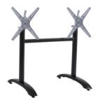 ΒΑΣΗ ΑΛΟΥΜΙΝΙΟΥ ΔΙΣΤΗΛΗ HM468.01 ΜΑΥΡΟ ΜΑΤ 78X59,5X73Υ εκ.