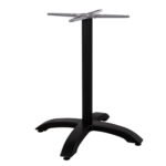 ΒΑΣΗ ΑΛΟΥΜΙΝΙΟΥ HM460.01 ΜΑΥΡΟ ΜΑΤ 66Χ66Χ72Υεκ. ΜΕ ΣΤΑΥΡΟ 48Χ48εκ.