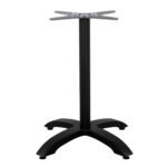 ΒΑΣΗ ΑΛΟΥΜΙΝΙΟΥ HM460.01 ΜΑΥΡΟ ΜΑΤ 66Χ66Χ72Υεκ. ΜΕ ΣΤΑΥΡΟ 48Χ48εκ. - Image 3