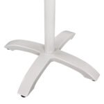 ΒΑΣΗ ΑΛΟΥΜΙΝΙΟΥ HM460.02 ΛΕΥΚΗ ΜΑΤ 66Χ66Χ72Υεκ. ΜΕ ΣΤΑΥΡΟ 48Χ48εκ. - Image 5