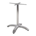 ΒΑΣΗ ΑΛΟΥΜΙΝΙΟΥ HM460.03 ΧΡΩΜΙΟΥ 66Χ66Χ72Υεκ. ΜΕ ΣΤΑΥΡΟ 48Χ48εκ.