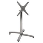 ΒΑΣΗ ΑΛΟΥΜΙΝΙΟΥ ΠΤΥΣΣΟΜΕΝΗ ΧΡΩΜΙΟΥ 69Χ69Χ73Υεκ. ΜΕ ΣΤΑΥΡΟ 48Χ48εκ.HM459.03