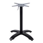 ΒΑΣΗ ΑΛΟΥΜΙΝΙΟΥ ΠΤΥΣΣΟΜΕΝΗ HM469.01 ΜΑΥΡΟ ΜΑΤ 66Χ66Χ72Υεκ. ΜΕ ΣΤΑΥΡΟ 48Χ48εκ. - Image 5