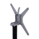 ΒΑΣΗ ΑΛΟΥΜΙΝΙΟΥ ΠΤΥΣΣΟΜΕΝΗ HM469.01 ΜΑΥΡΟ ΜΑΤ 66Χ66Χ72Υεκ. ΜΕ ΣΤΑΥΡΟ 48Χ48εκ. - Image 6