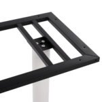 ΒΑΣΗ ΜΕΤΑΛΛΙΚΗ ΔΙΠΛΗ ΛΕΥΚΗ ΜΑΤ 80Χ40Χ72Υεκ. ΜΕ ΡΕΓΟΥΛΑΤΟΡΟΥΣ HM435.12 - Image 4