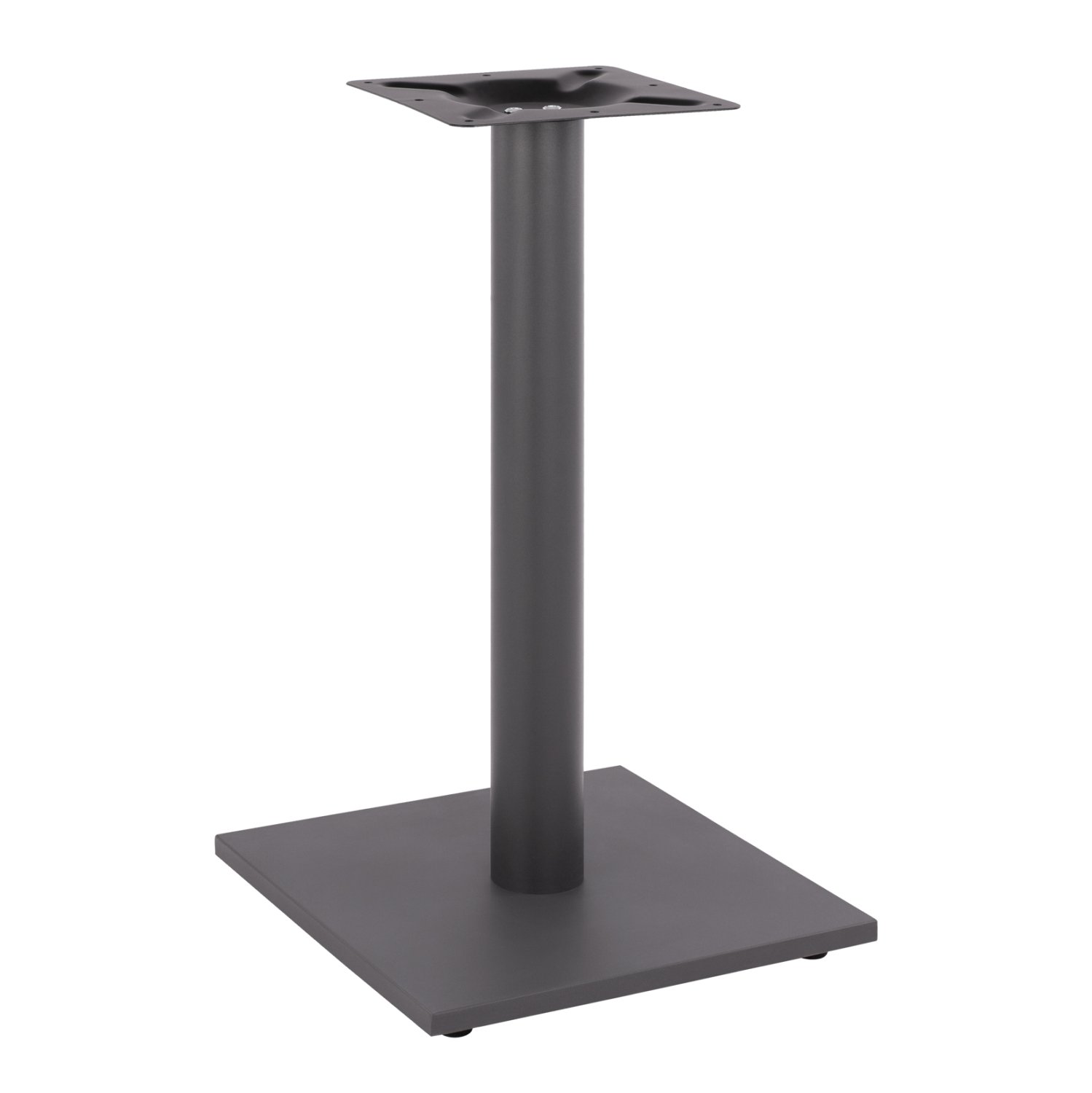 basi-metalliki-gkri-40x40x72yek-me-regoy ΒΑΣΗ ΜΕΤΑΛΛΙΚΗ ΓΚΡΙ 40X40X72Υεκ. ΜΕ ΡΕΓΟΥΛΑΤΟΡΟΥΣ HM421.20 - Image 1