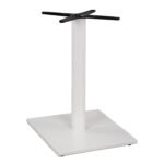 ΒΑΣΗ ΜΕΤΑΛΛΙΚΗ ΛΕΥΚΗ ΜΑΤ 46Χ46Χ72εκ. ΜΕ ΣΤΑΥΡΟ 46Χ46 ΚΑΙ ΡΕΓΟΥΛΑΤΟΡΟΥΣ HM438.02