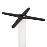 ΒΑΣΗ ΜΕΤΑΛΛΙΚΗ ΛΕΥΚΗ ΜΑΤ 46Χ46Χ72εκ. ΜΕ ΣΤΑΥΡΟ 46Χ46 ΚΑΙ ΡΕΓΟΥΛΑΤΟΡΟΥΣ HM438.02 - Image 4