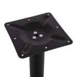 ΒΑΣΗ ΜΕΤΑΛΛΙΚΗ ΜΑΥΡΗ ΜΑΤ 40Χ40Χ72Υεκ. ΜΕ ΡΕΓΟΥΛΑΤΟΡΟΥΣ HM421.11 - Image 4