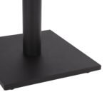 ΒΑΣΗ ΜΕΤΑΛΛΙΚΗ ΜΑΥΡΗ ΜΑΤ 40Χ40Χ72Υεκ. ΜΕ ΡΕΓΟΥΛΑΤΟΡΟΥΣ HM421.11 - Image 5