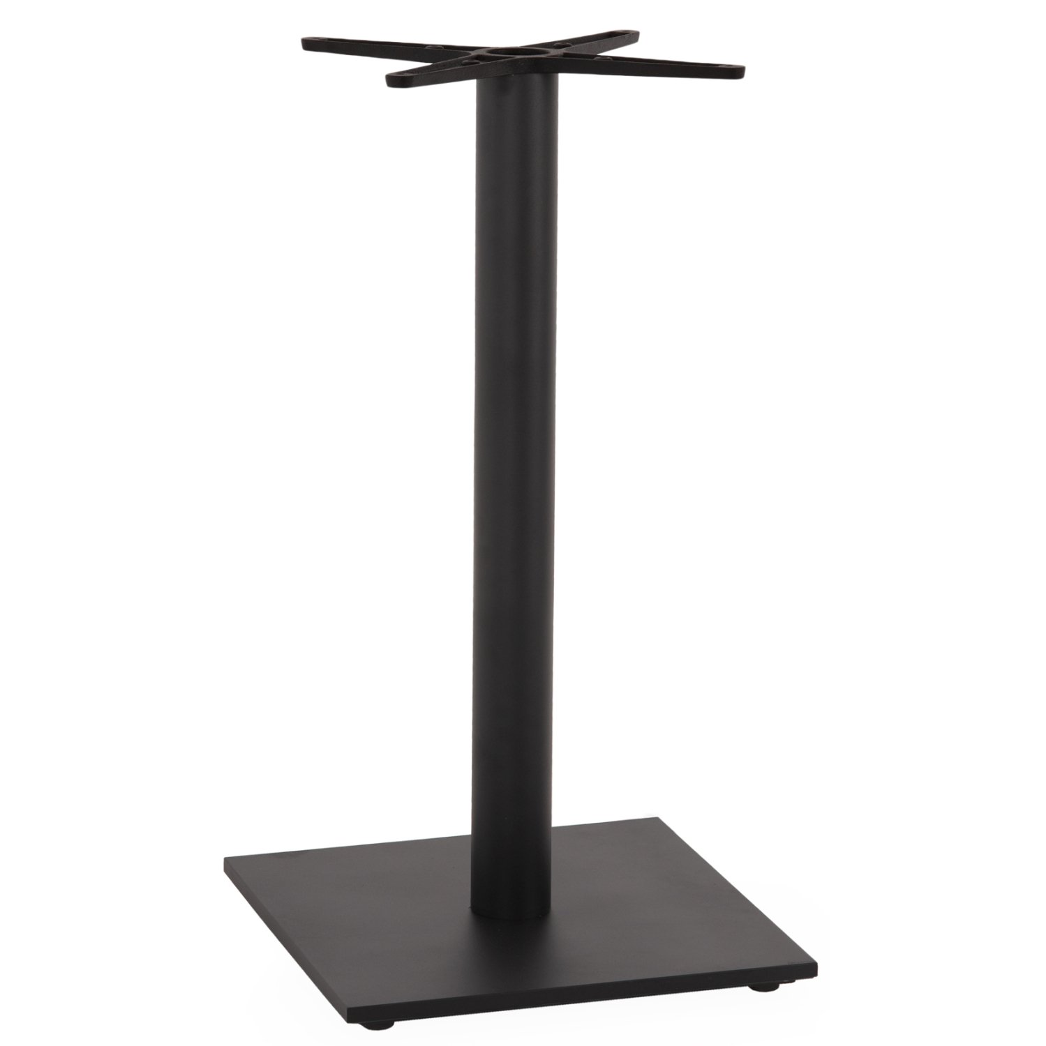 basi-metalliki-mpar-mesaioy-ypsoys-gkri- ΒΑΣΗ ΜΕΤΑΛΛΙΚΗ ΜΠΑΡ ΜΕΣΑΙΟΥ ΥΨΟΥΣ ΓΚΡΙ ΜΑΤ HM474.20 ΣΤΑΥΡΟΣ 46Χ46εκ 45Χ45Χ94Υεκ. - Image 1