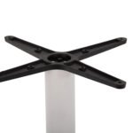 ΒΑΣΗ ΜΕΤΑΛΛΙΚΗ ΜΠΑΡ ΜΕΣΑΙΟΥ ΥΨΟΥΣ ΛΕΥΚΟ ΜΑΤ HM474.02 ΣΤΑΥΡΟΣ 46Χ46εκ 45Χ45Χ94Υεκ. - Image 4