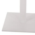 ΒΑΣΗ ΜΕΤΑΛΛΙΚΗ ΜΠΑΡ ΜΕΣΑΙΟΥ ΥΨΟΥΣ ΛΕΥΚΟ ΜΑΤ HM474.02 ΣΤΑΥΡΟΣ 46Χ46εκ 45Χ45Χ94Υεκ. - Image 5