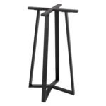 ΒΑΣΗ ΜΕΤΑΛΛΙΚΗ ΜΠΑΡ ΜΕΣΑΙΟΥ ΥΨΟΥΣ ΜΑΥΡΗ HM477.01 50x50x90Υ εκ.