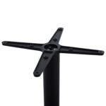 ΒΑΣΗ ΜΕΤΑΛΛΙΚΗ ΜΠΑΡ ΜΕΣΑΙΟΥ ΥΨΟΥΣ ΜΑΥΡΗ ΜΑΤ HM472 ΣΤΑΥΡΟΣ 46Χ46εκ. Φ49X94Υεκ. - Image 3