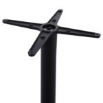 ΒΑΣΗ ΜΕΤΑΛΛΙΚΗ ΜΠΑΡ ΜΕΣΣΑΙΟΥ ΥΨΟΥΣ ΜΑΥΡΗ ΜΑΤ HM474 ΣΤΑΥΡΟΣ 46Χ46εκ 45Χ45Χ94Υεκ. - Image 5