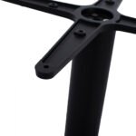 ΒΑΣΗ ΜΕΤΑΛΛΙΚΗ ΜΠΑΡ ΜΕΣΑΙΟΥ ΥΨΟΥΣ ΜΑΥΡΗ ΜΑΤ HM472 ΣΤΑΥΡΟΣ 46Χ46εκ. Φ49X94Υεκ. - Image 5