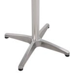 ΒΑΣΗ ΜΠΑΡ ΑΛΟΥΜΙΝΙΟΥ 4ΝΥΧΗ 66X66X109Υεκ. ΜΕ ΣΤΑΥΡΟ 44Χ44εκ. HM450 ΧΡΩΜΙΟΥ - Image 5