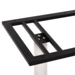 ΒΑΣΗ ΜΠΑΡ ΜΕΤΑΛΛΙΚΗ ΔΙΠΛΗ ΛΕΥΚΗ ΜΑΤ ΜΕΣΑΙΟΥ ΥΨΟΥΣ 40Χ80Χ90Υεκ. HM478.02 - Image 4