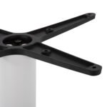 ΒΑΣΗ ΜΠΑΡ ΜΕΤΑΛΛΙΚΗ ΛΕΥΚΗ ΜΑΤ 46Χ46Χ108Yεκ. ΜΕ ΡΕΓΟΥΛΑΤΟΡΟΥΣ HM439.02 - Image 5