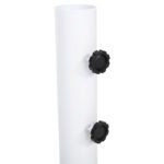 ΒΑΣΗ ΟΜΠΡΕΛΑΣ Φ60mm x 51Υεκ ΜΕΤΑΛΛΙΚΗ ΒΙΔΩΤΗ ΓΙΑ ΣΤΥΛΟ ΕΩΣ Φ60 HM6011 ΛΕΥΚΗ - Image 5