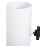 ΒΑΣΗ ΟΜΠΡΕΛΑΣ Φ60mm x 51Υεκ ΜΕΤΑΛΛΙΚΗ ΒΙΔΩΤΗ ΓΙΑ ΣΤΥΛΟ ΕΩΣ Φ60 HM6011 ΛΕΥΚΗ - Image 6