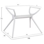 ΒΑΣΗ ΠΟΛΥΠΡΟΠΥΛΕΝΙΟΥ ΛΕΥΚΗ HM463.02 ΓΙΑ ΕΠΙΦΑΝΕΙΑ 120Χ80 - Image 2