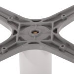 ΒΑΣΗ ΤΡΑΠΕΖΙΟΥ ΑΛΟΥΜΙΝΙΟΥ ΛΕΥΚΟ ΜΑΤ HM475.02 ΣΤΑΥΡΟΣ 46Χ46εκ 46Χ46Χ72Υεκ. - Image 4