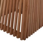 ΒΑΣΗ ΤΡΑΠΕΖΙΟΥ ΕΣΩΤ.ΧΩΡΟΥ ΤΕΤΡΑΓΩΝΗ FRANTZ HM9460.01 ΞΥΛΟ MINDI ΣΕ ΦΥΣΙΚΟ 60x60x75Y εκ. - Image 5