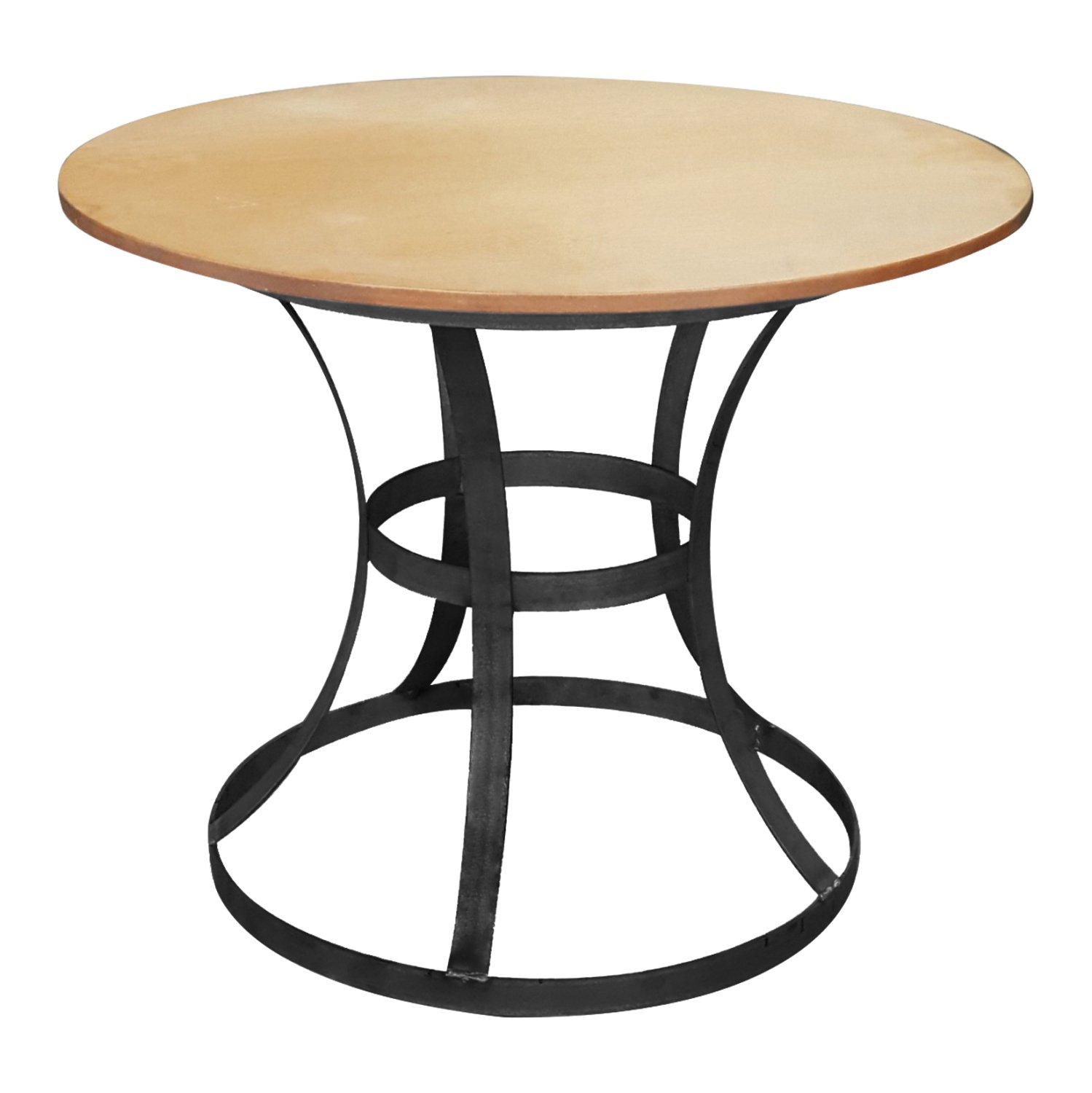 basi-trapezioy-mayri-metalliki-ts904-gia ΒΑΣΗ ΤΡΑΠΕΖΙΟΥ ΜΑΥΡΗ ΜΕΤΑΛΛΙΚΗ TS904 Φ70x103 εκ. ΓΙΑ ΕΠΙΦΑΝΕΙΑ Φ120 εκ. - Image 1