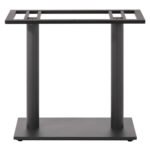 ΒΑΣΗ ΤΡΑΠΕΖΙΟΥ ΜΕΤΑΛΛΙΚΗ ΔΙΠΛΗ ΓΚΡΙ ΜΑΤ ΜΕ ΡΕΓΟΥΛΑΤΟΡΟΥΣ HM435.20 80Χ40Χ72Υεκ. - Image 3