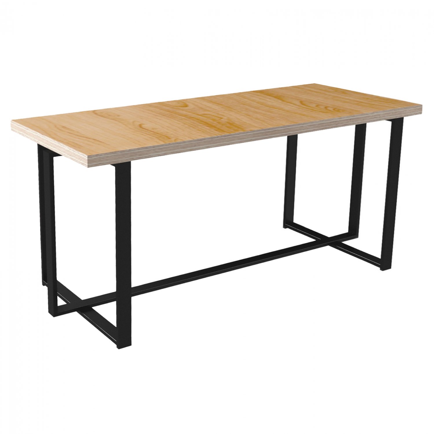 basi-trapezioy-metalliki-mayri-ts924-150 ΒΑΣΗ ΤΡΑΠΕΖΙΟΥ ΜΕΤΑΛΛΙΚΗ ΜΑΥΡΗ TS924 150x70x73 εκ. - Image 1