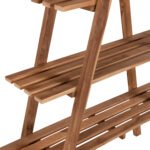 ΒΙΒΛΙΟΘΗΚΗ STAM HM7895 TEAK ΞΥΛΟ ΣΕ ΦΥΣΙΚΟ ΧΡΩΜΑ 120x33x180Y εκ. - Image 4