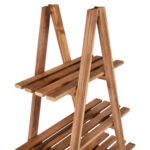 ΒΙΒΛΙΟΘΗΚΗ STAM HM7895 TEAK ΞΥΛΟ ΣΕ ΦΥΣΙΚΟ ΧΡΩΜΑ 120x33x180Y εκ. - Image 6