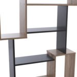 ΒΙΒΛΙΟΘΗΚΗ SHAY HM8768.02 85X22X140 ΓΚΡΙ - Image 5