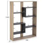 ΒΙΒΛΙΟΘΗΚΗ MARCELINE HM8772.02 100Χ21Χ124,5 ΓΚΡΙ - Image 2