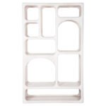 ΒΙΒΛΙΟΘΗΚΗ HANDYR HM9707 ΜΑΣΙΦ ΞΥΛΟ MANGO ΣΕ ΛΕΥΚΟ ΧΡΩΜΑ 100x35x165Yεκ. - Image 3