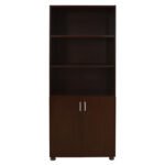 ΒΙΒΛΙΟΘΗΚΗ ΓΡΑΦΕΙΟΥ VANCE ΕΠΑΓΓΕΛΜΑΤΙΚΗ WENGE HM2055.12 80Χ40Χ190Υ εκ. - Image 3