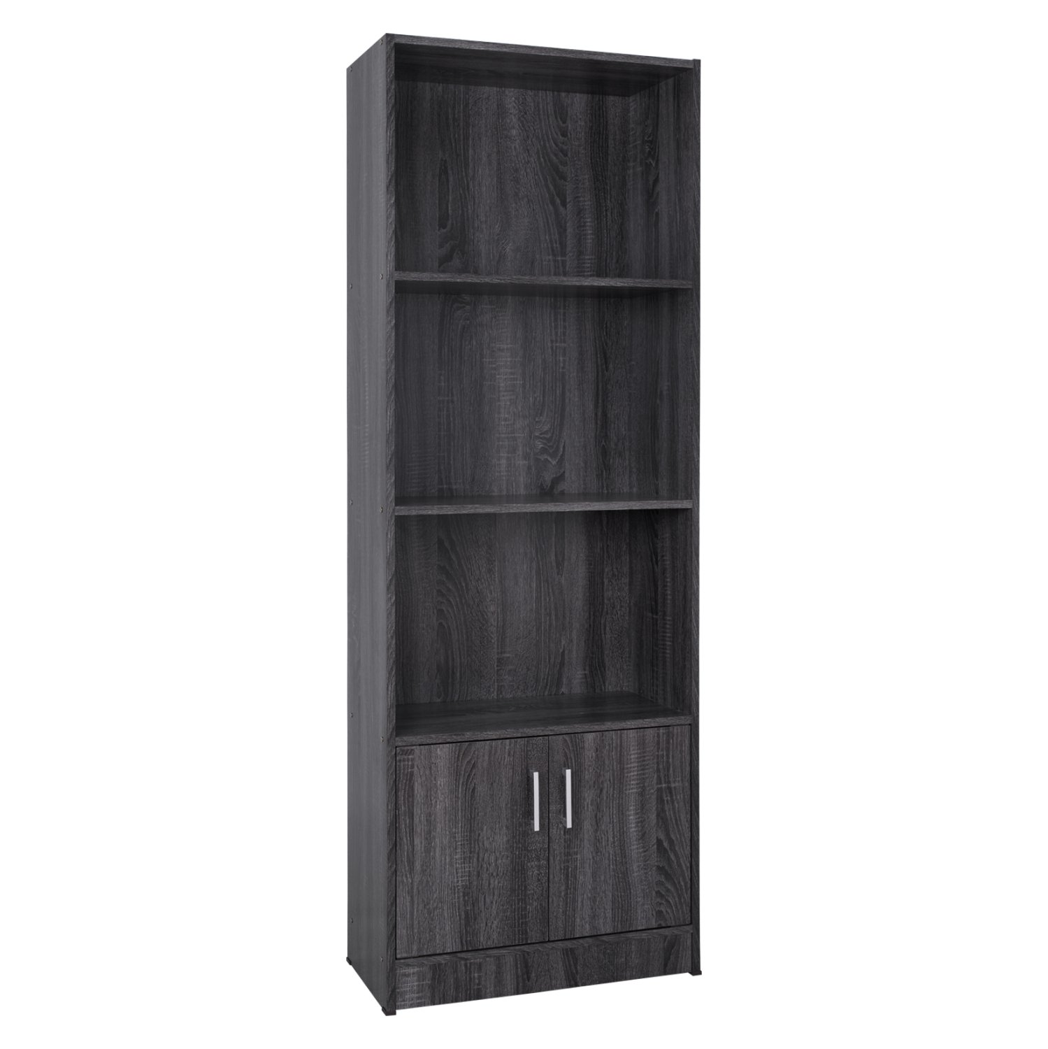 bibliothiki-melaminis-fb9226901-se-anthr ΒΙΒΛΙΟΘΗΚΗ ΜΕΛΑΜΙΝΗΣ HAYDEN HM2269.01 ΣΕ ΑΝΘΡΑΚΙ ΧΡΩΜΑ 60x30x174 εκ. - Image 1