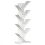 ΒΙΒΛΙΟΘΗΚΗ LIANA ΜΕΛΑΜΙΝΗΣ ΛΕΥΚΟ 46x22x128,5Yεκ.HM9028.13