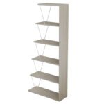 ΒΙΒΛΙΟΘΗΚΗ ΜΕΛΑΜΙΝΗΣ MINI TARS SONOMA ΛΕΥΚΟ HM2241.11 65x22-24x146Υεκ. - Image 4