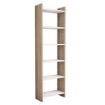 ΒΙΒΛΙΟΘΗΚΗ CLASSIKER HM9226.12 ΜΕΛΑΜΙΝΗΣ SONΟMA-ΛΕΥΚΟ 48,5x22x160Υεκ. - Image 4