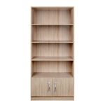 ΒΙΒΛΙΟΘΗΚΗ SONAMA-ΑΣΗΜΙ HM10146.01 80X35X180εκ.