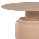 ΒΟΗΘΗΤΙΚΑ ΤΡΑΠΕΖΑΚΙΑ 2ΤΜΧ FEREN HM9664 ΜΕΤΑΛΛΟ ΚΡΕΜ-ΚΕΡΑΜΙΚO TOP Φ60 & Φ50  εκ. - Image 6