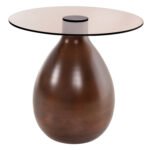 ΒΟΗΘΗΤΙΚΑ ΤΡΑΠΕΖΑΚΙΑ REGEN 2ΤΜΧ HM9666 ΜΕΤΑΛΛΟ ΧΑΛΚΙΝΟ-ΓΥΑΛΙ Φ44 & Φ40 εκ. - Image 5