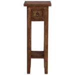 ΒΟΗΘΗΤΙΚΟ ΤΡΑΠΕΖΑΚΙ ΑΠΟ ΜΑΟΝΙ ΞΥΛΟ ΜΕ ΣΥΡΤΑΡΑΚΙ 25x25x66,5Υεκ.HM9484.01 - Image 3