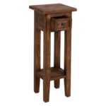 ΒΟΗΘΗΤΙΚΟ ΤΡΑΠΕΖΑΚΙ ΑΠΟ ΜΑΟΝΙ ΞΥΛΟ ΜΕ ΣΥΡΤΑΡΑΚΙ 25x25x66,5Υεκ.HM9484.01 - Image 4